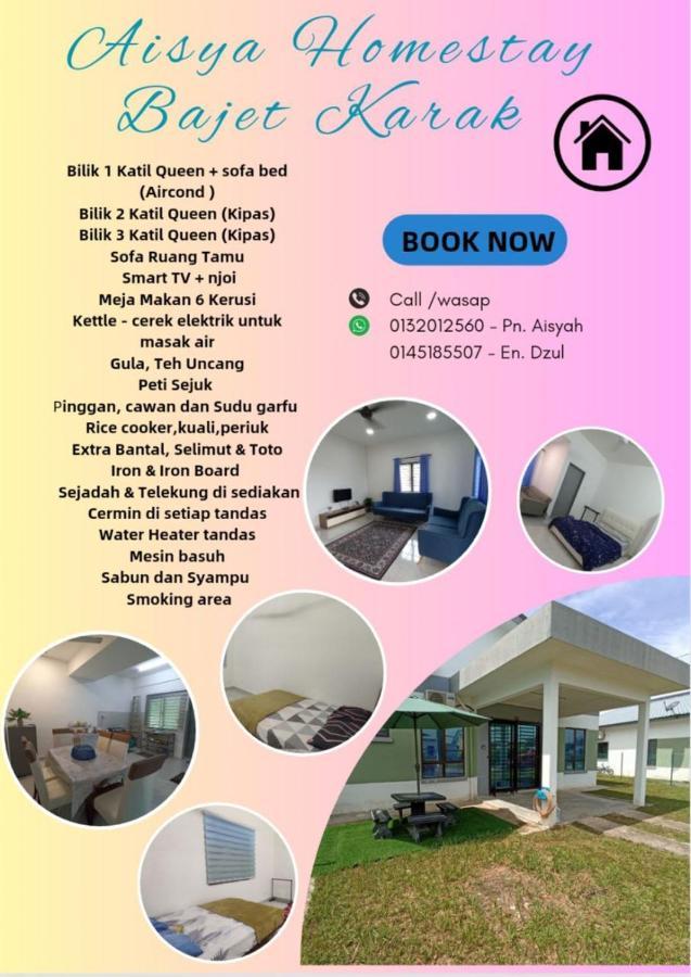 Aisya Homestay Bajet Karak Setia Exterior foto